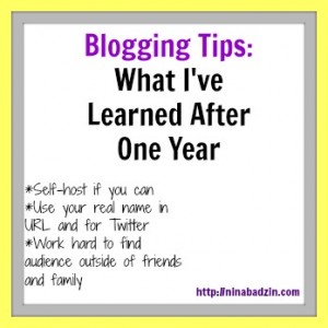 What I've Learned After One Year of Blogging