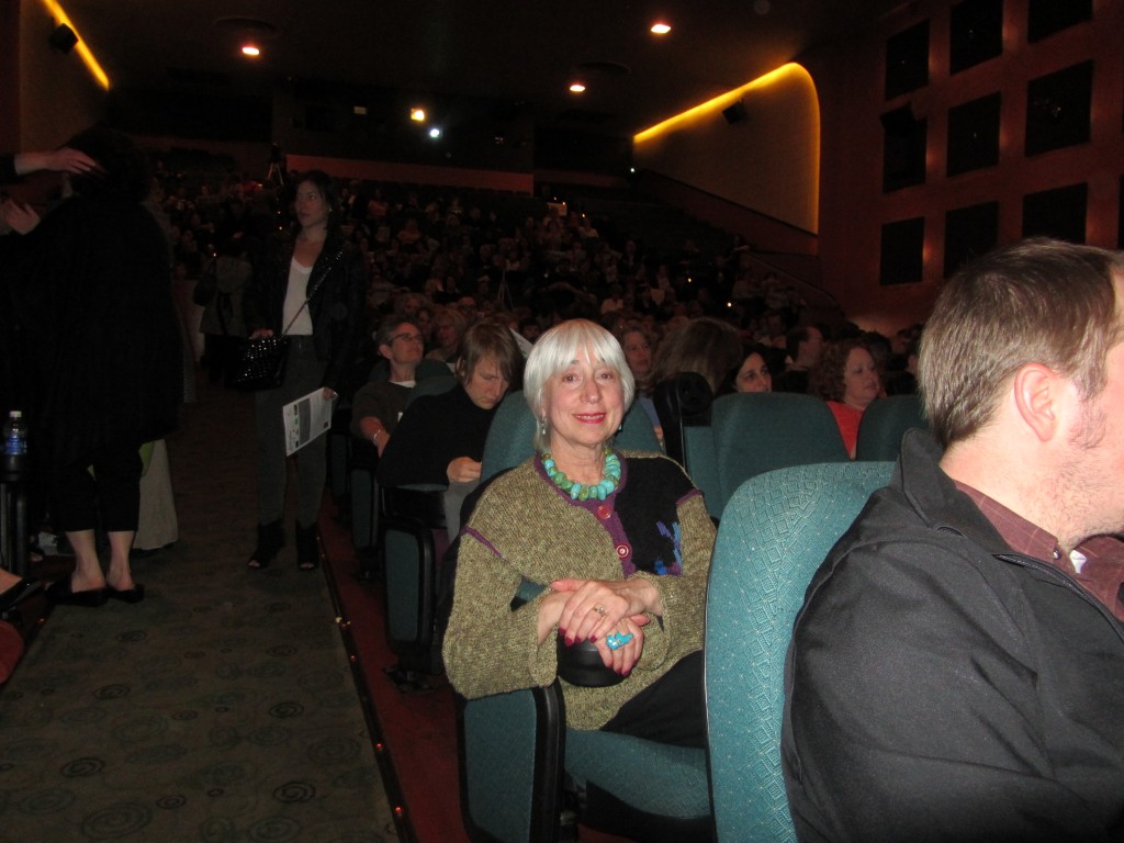 photo of my mom in the audience of listen to your mother